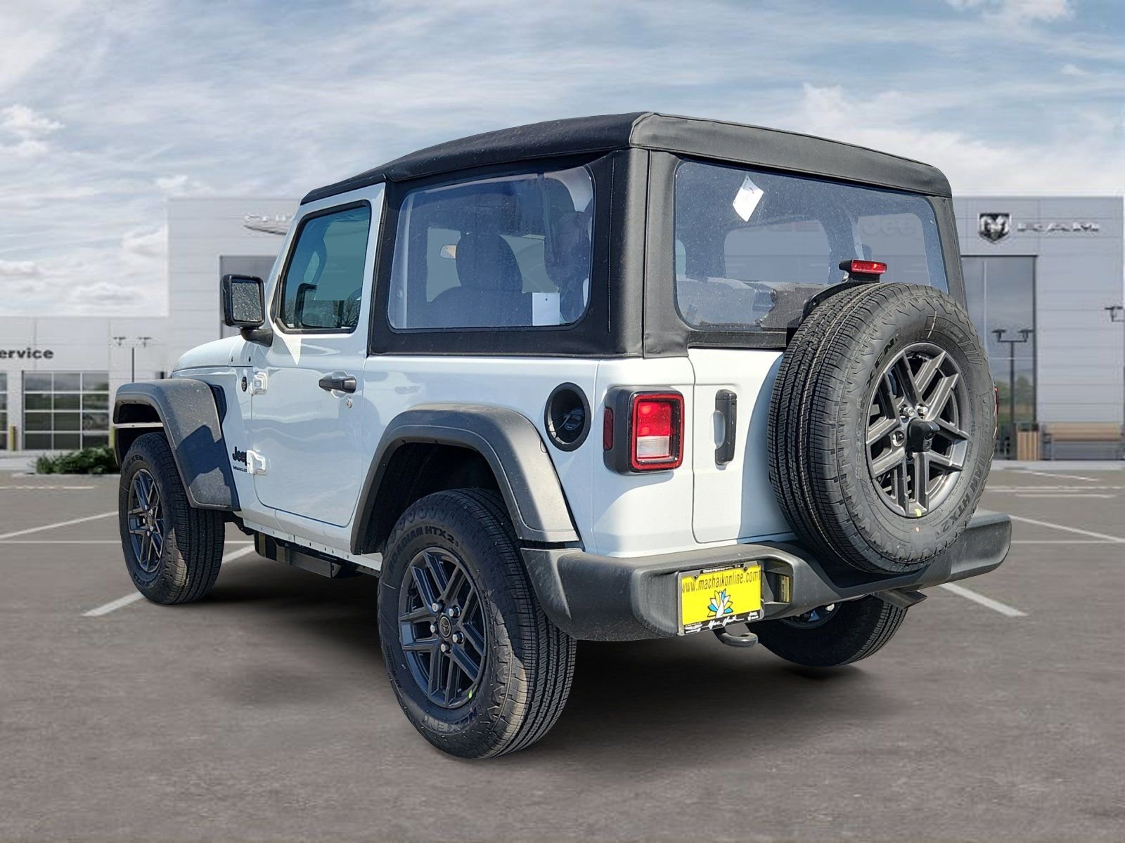New 2026 Bright White Clear-Coat Exterior Paint Jeep Sport image 3