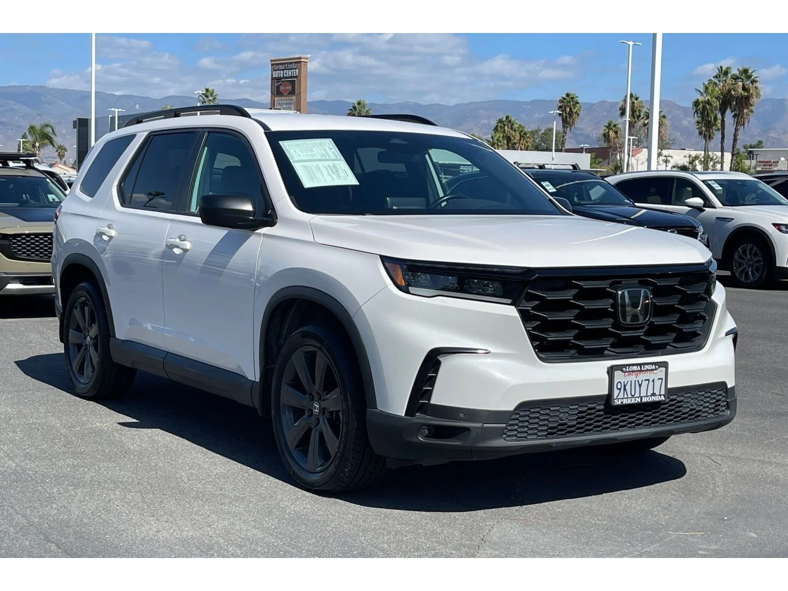 Used 2024 Platinum White Pearl Honda Sport image 8