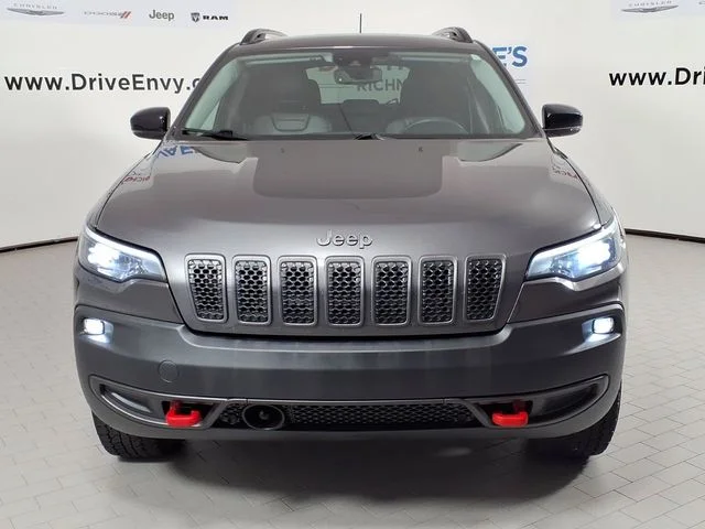Used 2022 Jeep Cherokee Trailhawk with VIN 1C4PJMBX4ND521672 for sale in Richmond, MI