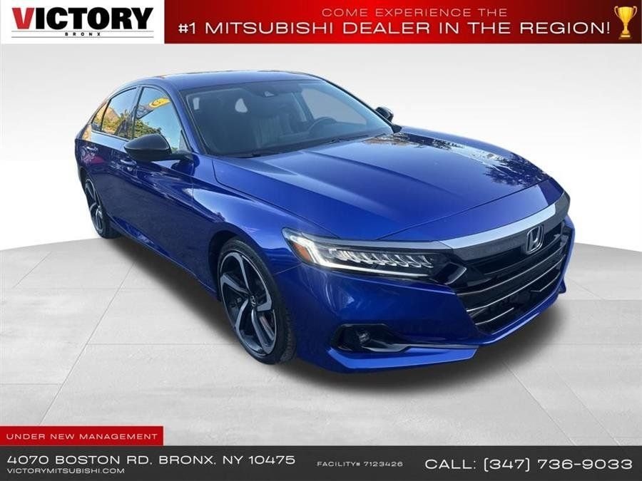 Used 2021 Blue Honda Sport Special Edition image 3