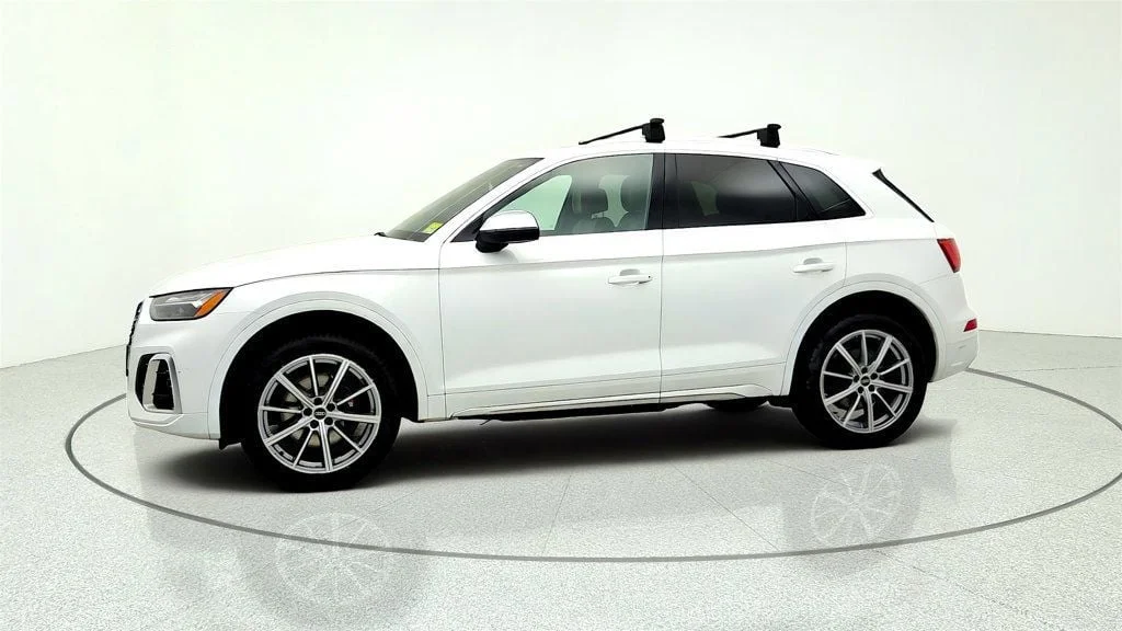 Used 2021 Glacier White Metallic Audi Premium Plus 3.0 TFSI quattro w/ Nav & B&O 3D Audio image 8