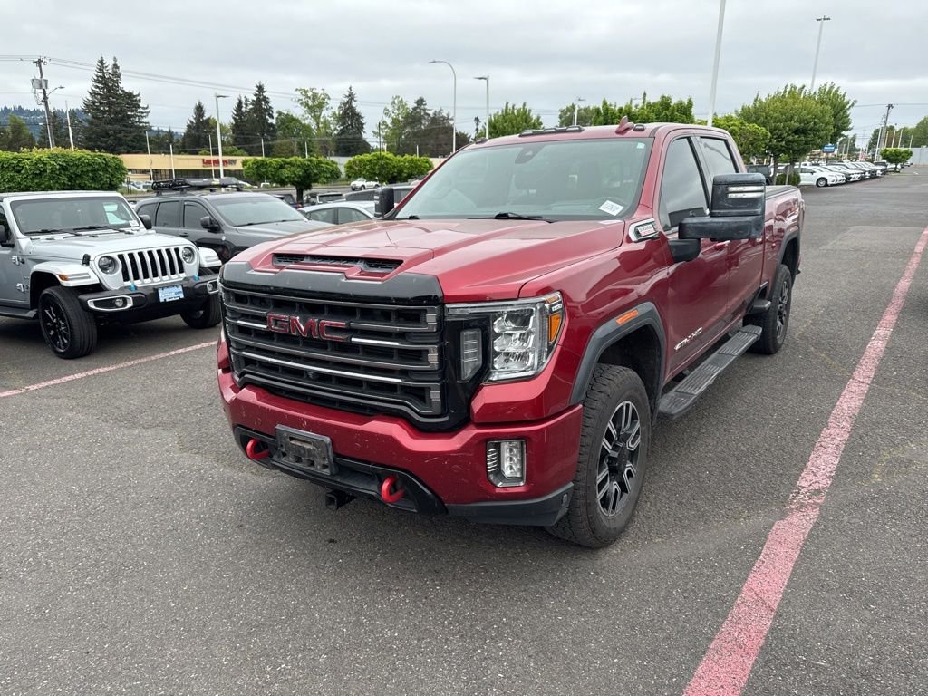 Used 2020 Cardinal Red GMC AT4 image 3