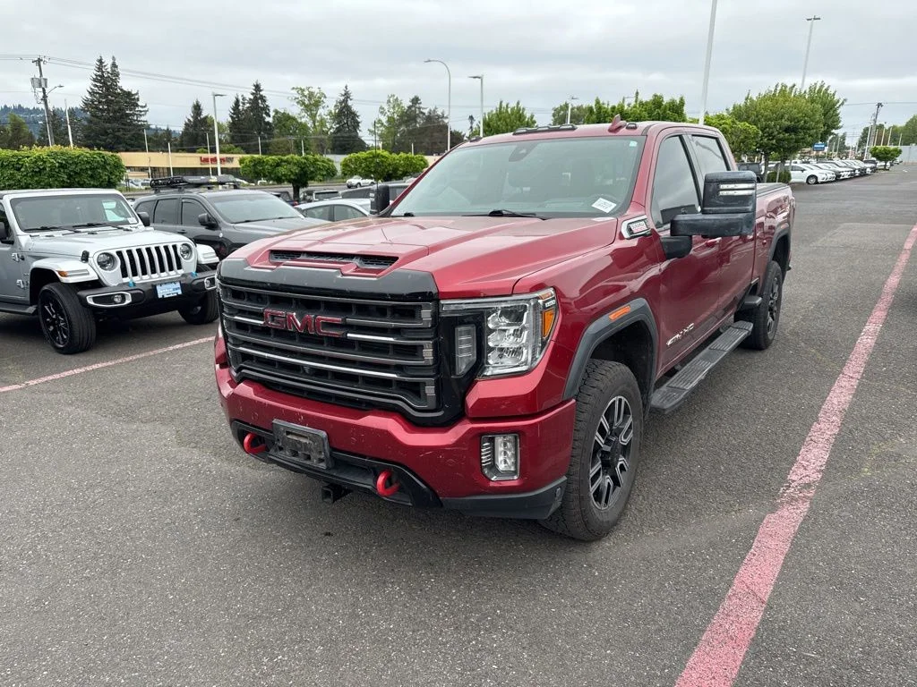 Used 2020 Cardinal Red GMC AT4 image 3
