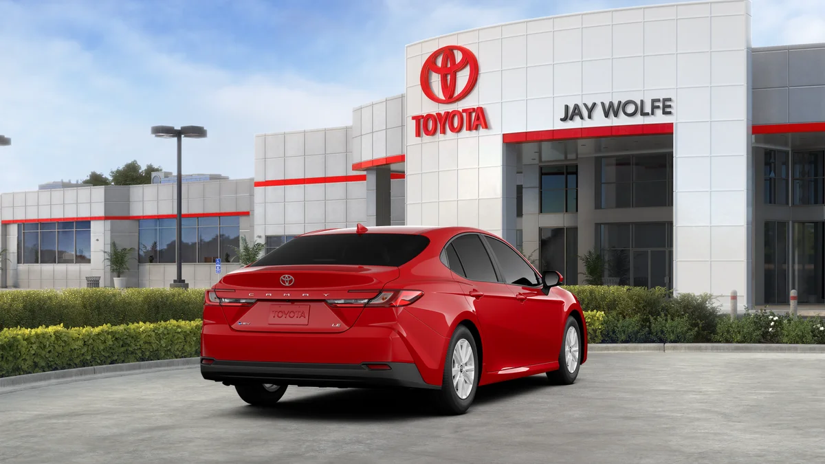 New 2026 Supersonic Red Toyota LE image 9