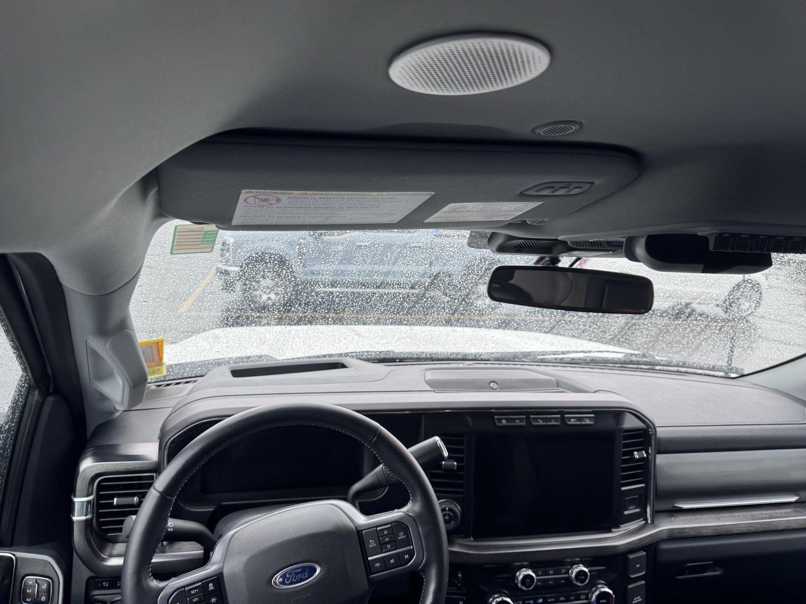Used 2023 Star White Metallic Tri-Coat Ford Lariat image 10