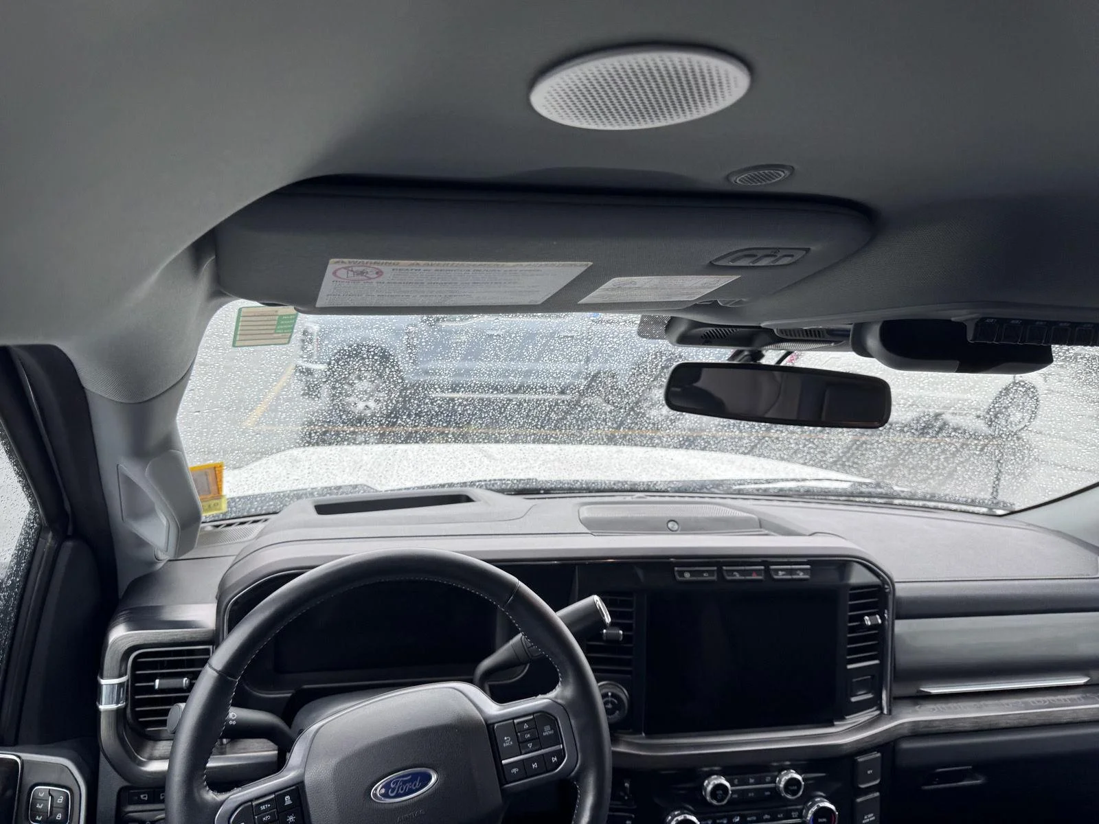 Used 2023 Star White Metallic Tri-Coat Ford Lariat image 10