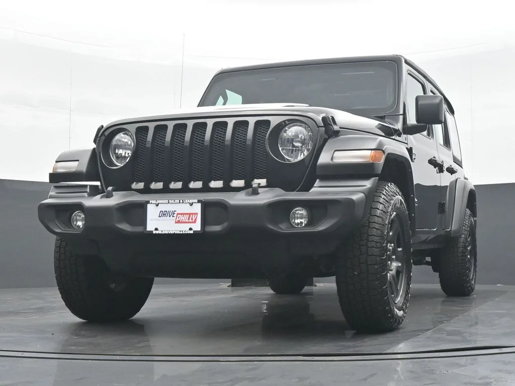 Used 2022 Black Jeep Unlimited Sport image 24