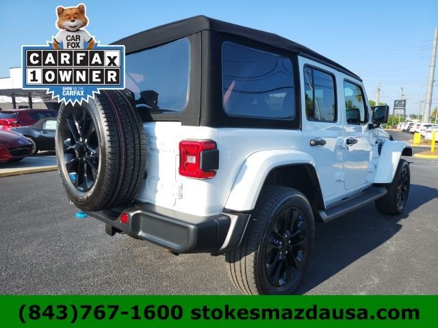 Used 2023 White Jeep Sahara 4xe image 7
