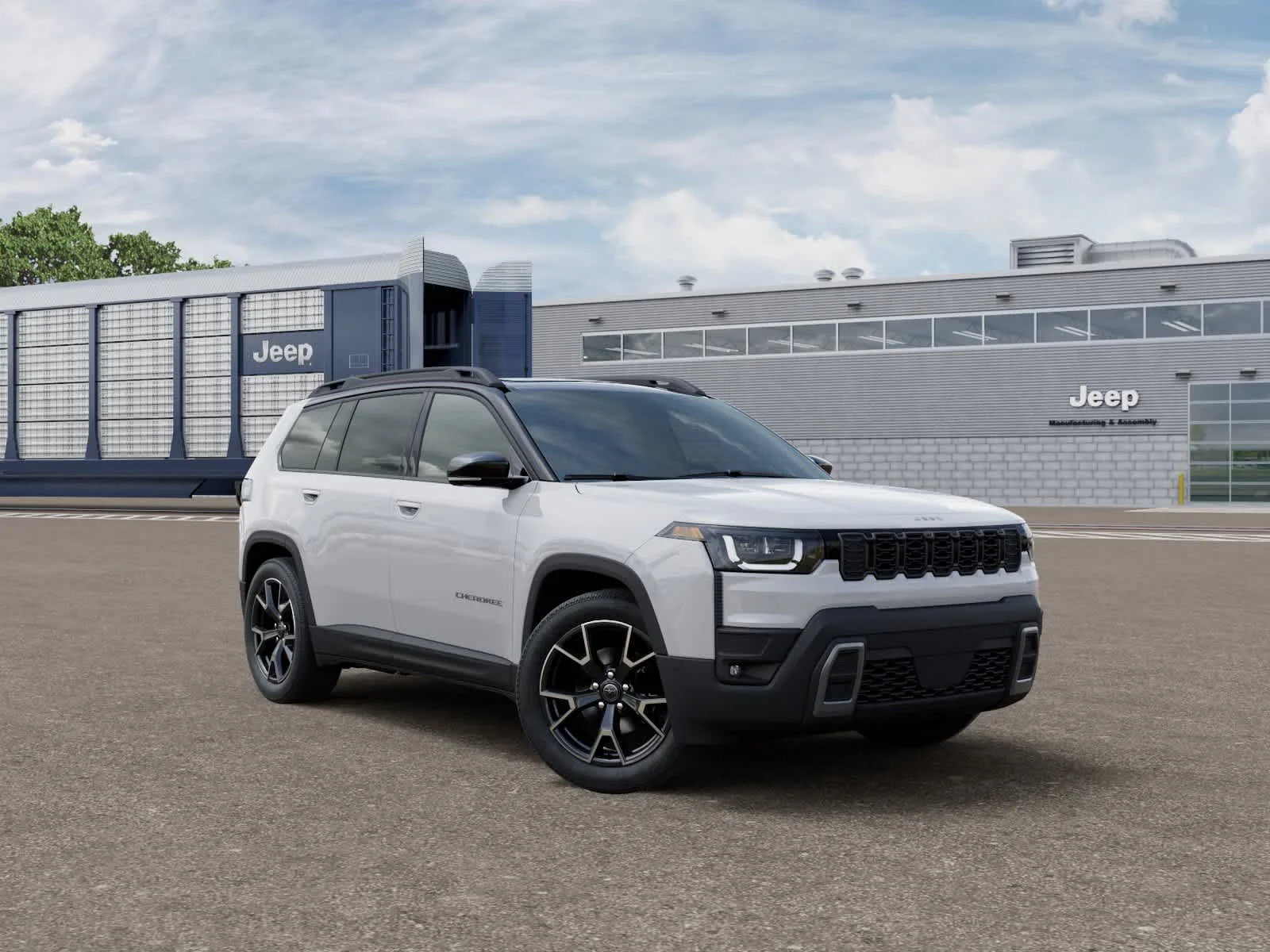 New 2026 Bright White Clearcoat Jeep Overland image 5