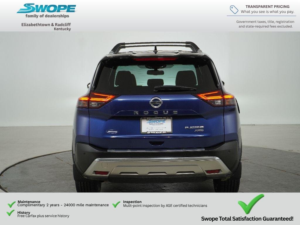 Used 2021 Caspian Blue Metallic/Super Black Nissan Platinum image 6
