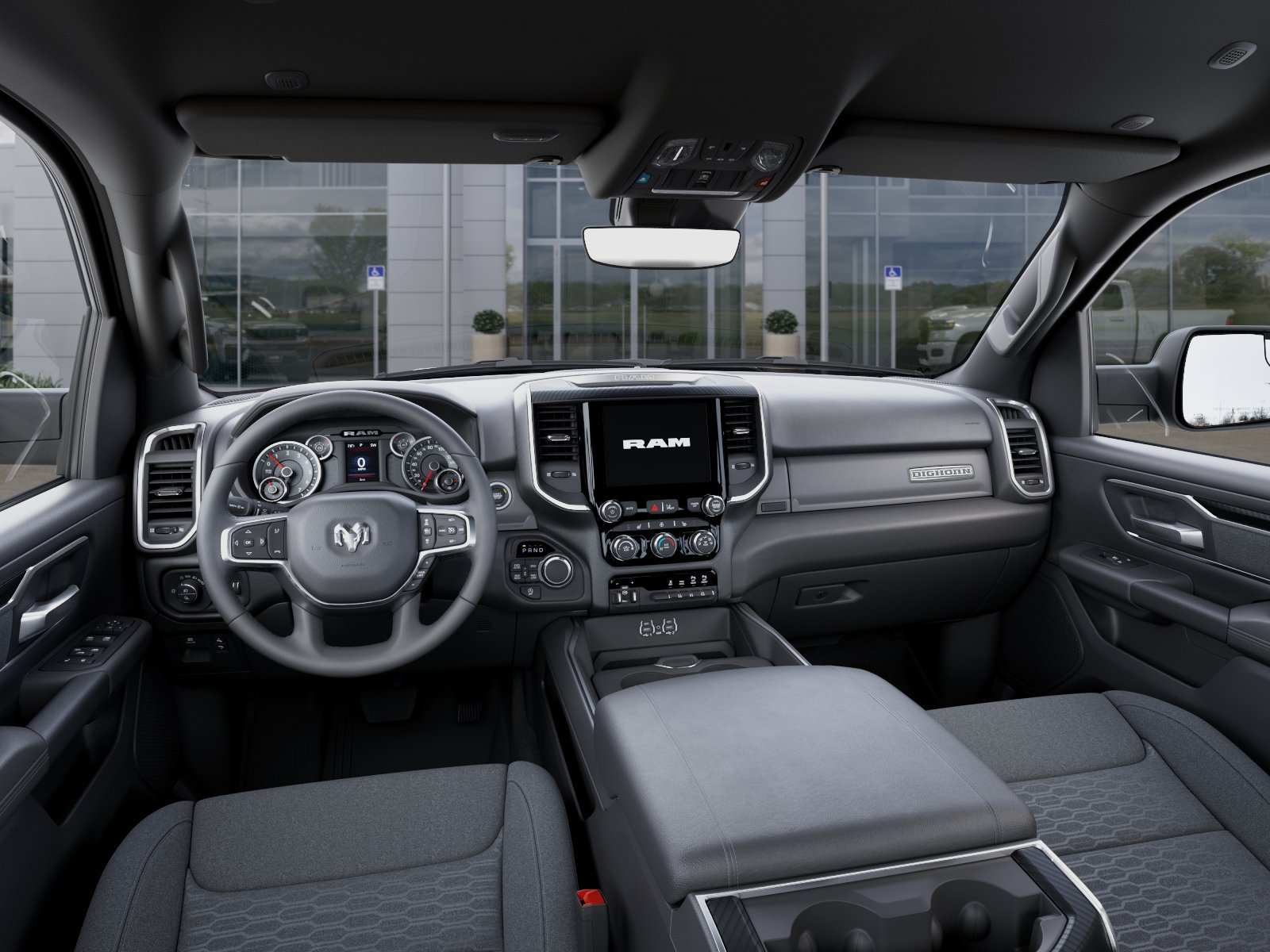 New 2026 Granite Crystal Metallic Clear-Coat Exterior Paint RAM Big Horn/Lone Star image 46