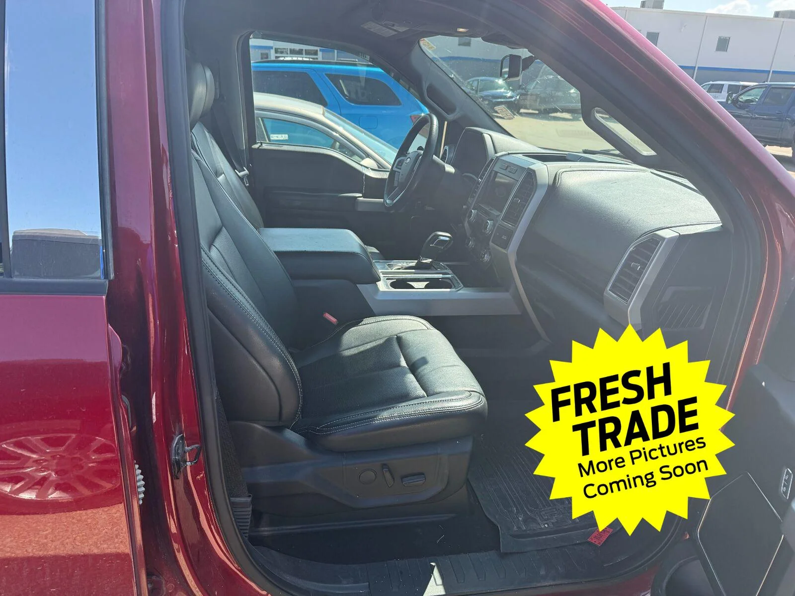 Used 2019 Ruby Red Metallic Tinted Clearcoat Ford LARIAT image 7
