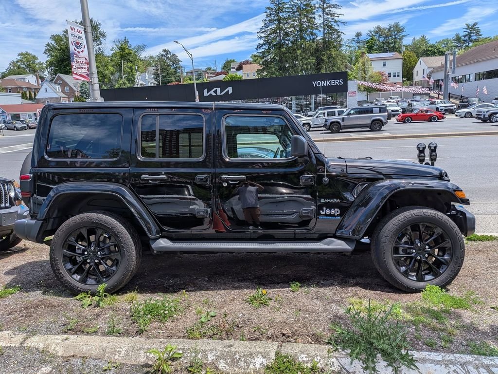 Used 2023 Black Jeep Sahara 4xe image 4