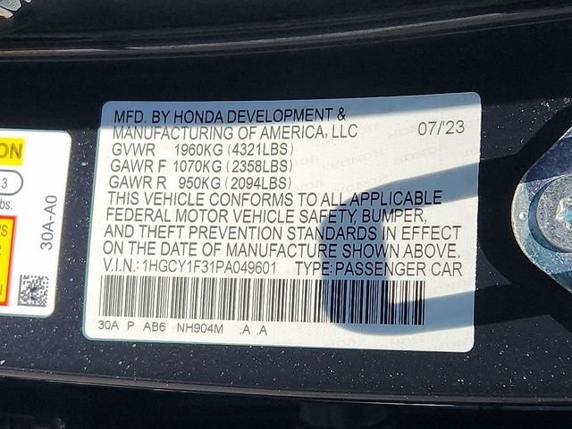 2023 Honda Accord EX - Photo 27