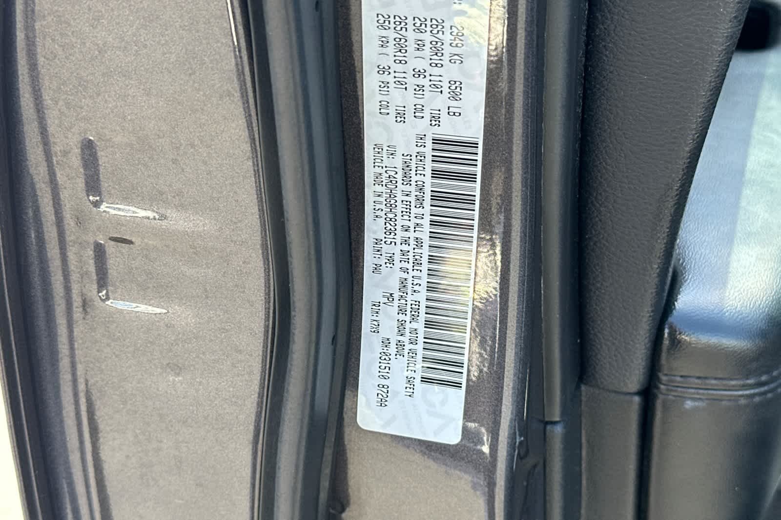 Used 2017 Granite Metallic Clearcoat Dodge SXT image 35