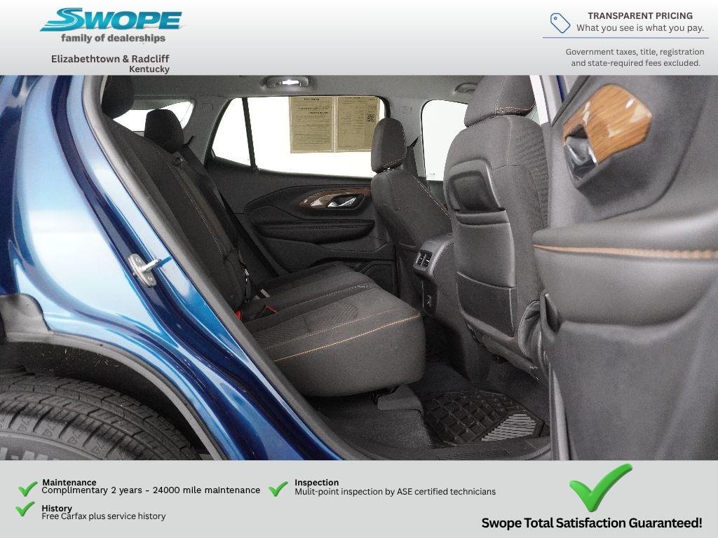 Used 2021 Blue Emerald Metallic GMC SLE image 9