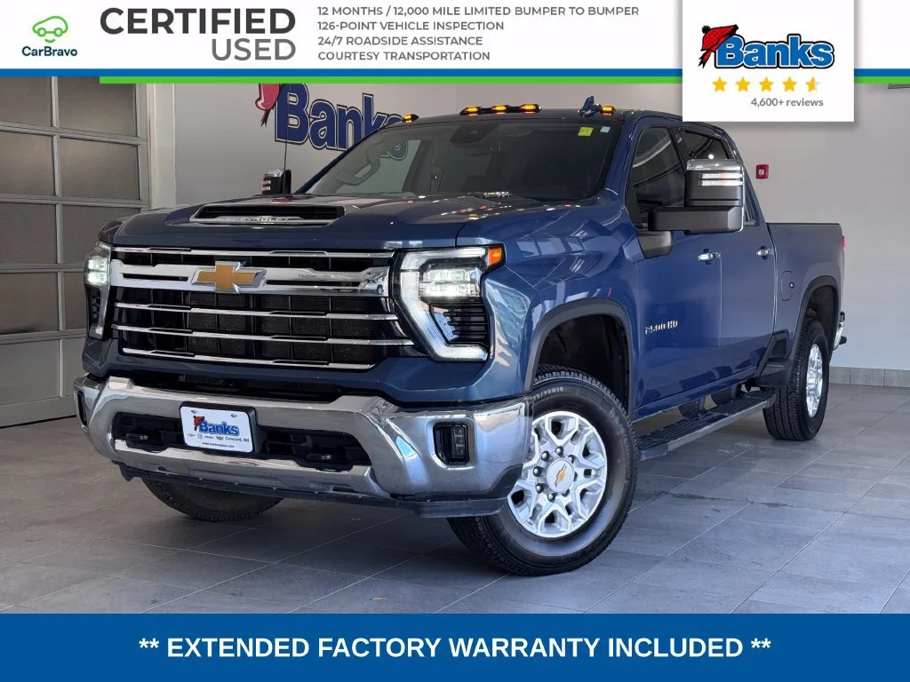 Certified Used 2024 Lakeshore Blue Metallic Chevrolet LTZ image 1