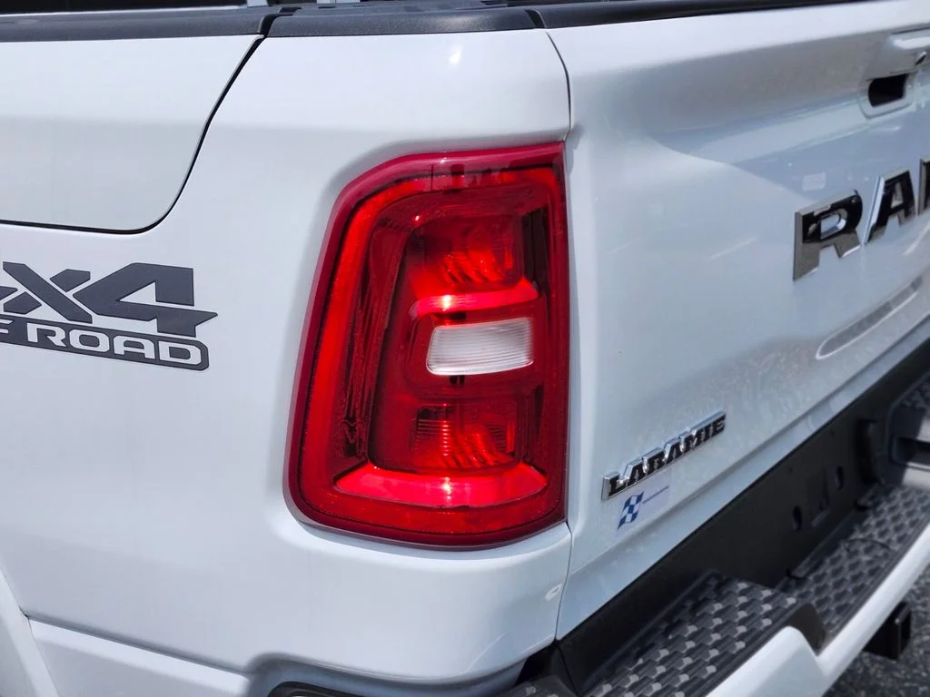 New 2026 Bright White Clear-Coat Exterior Paint RAM Laramie image 9