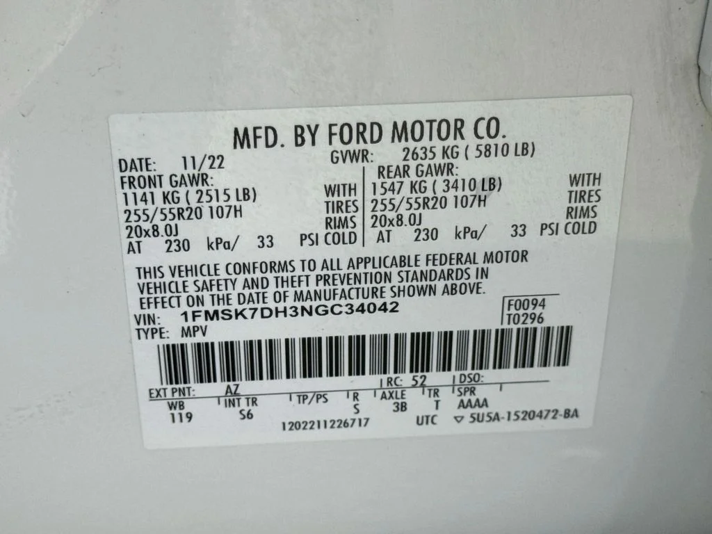 Used 2022 White Ford XLT image 41