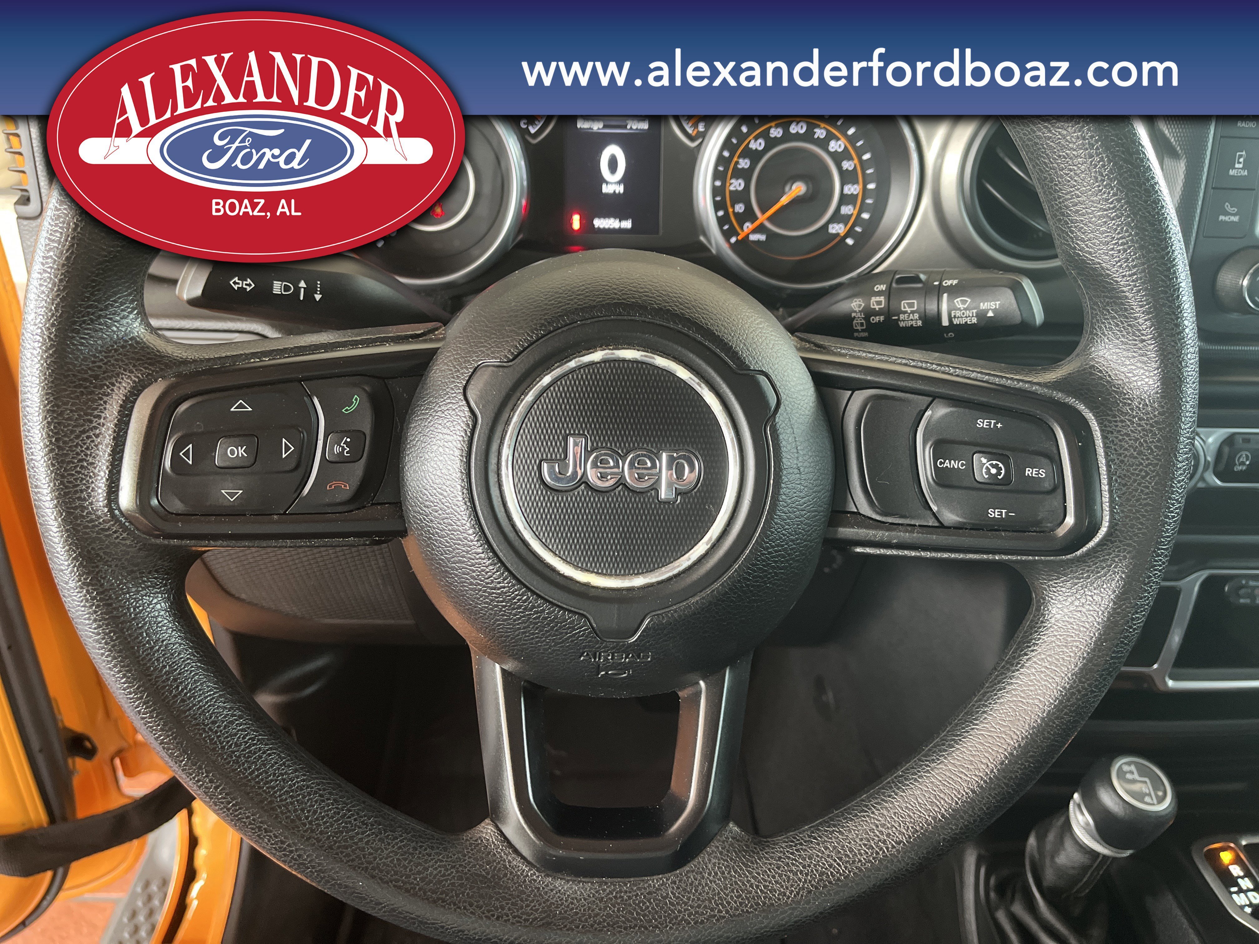 Used 2018 Orange Jeep Sport image 22