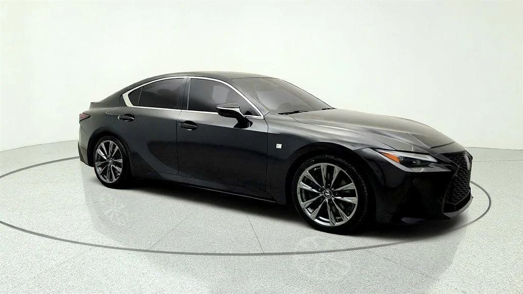 Used 2021 Caviar Lexus IS 350 F SPORT RWD w/ Intuitive Parking Assist image 3