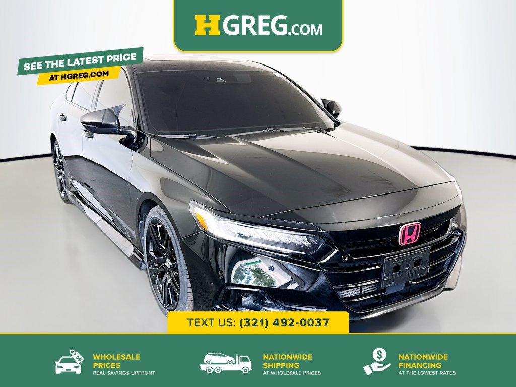 Used 2021 Crystal Black Pearl Honda Touring image 1