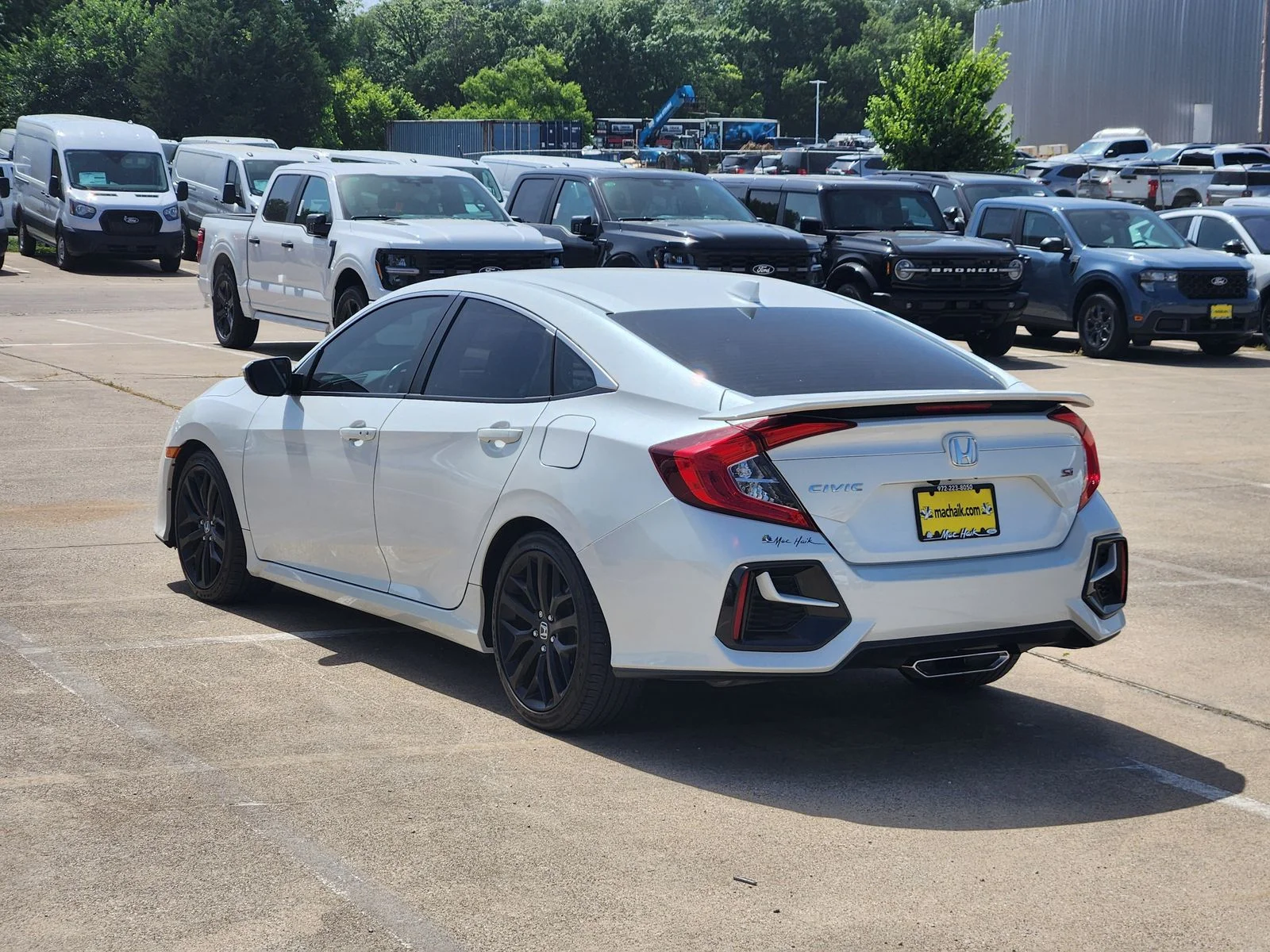 Used 2020 White Honda Si image 4