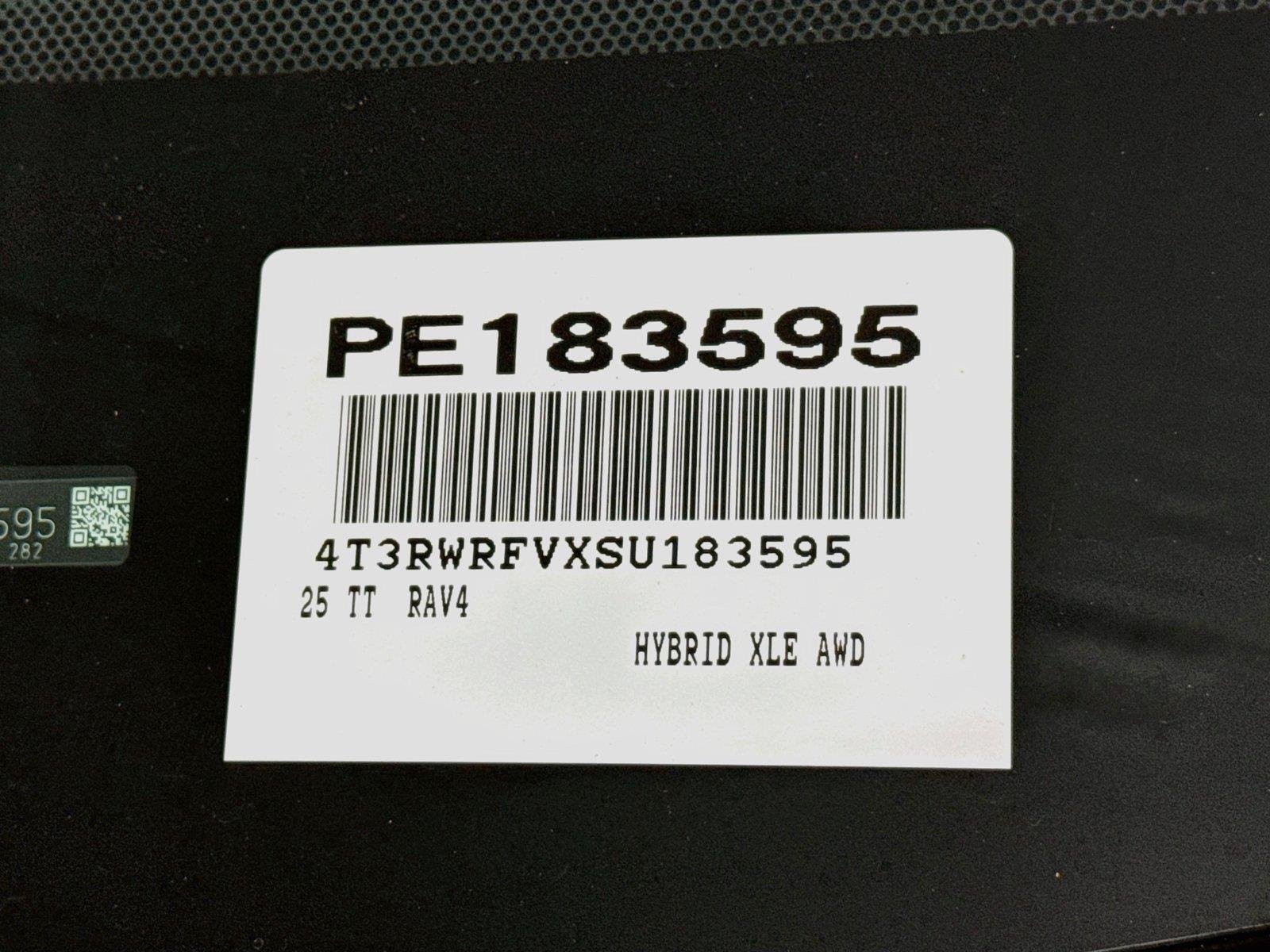 Certified Used 2025 Midnight Black Metallic Toyota Hybrid XLE image 47