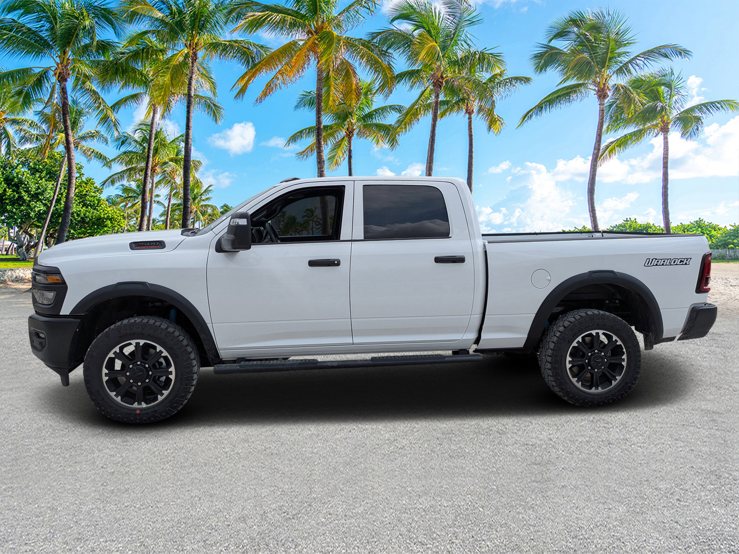 New 2026 Bright White Clear-Coat Exterior Paint RAM Warlock image 6