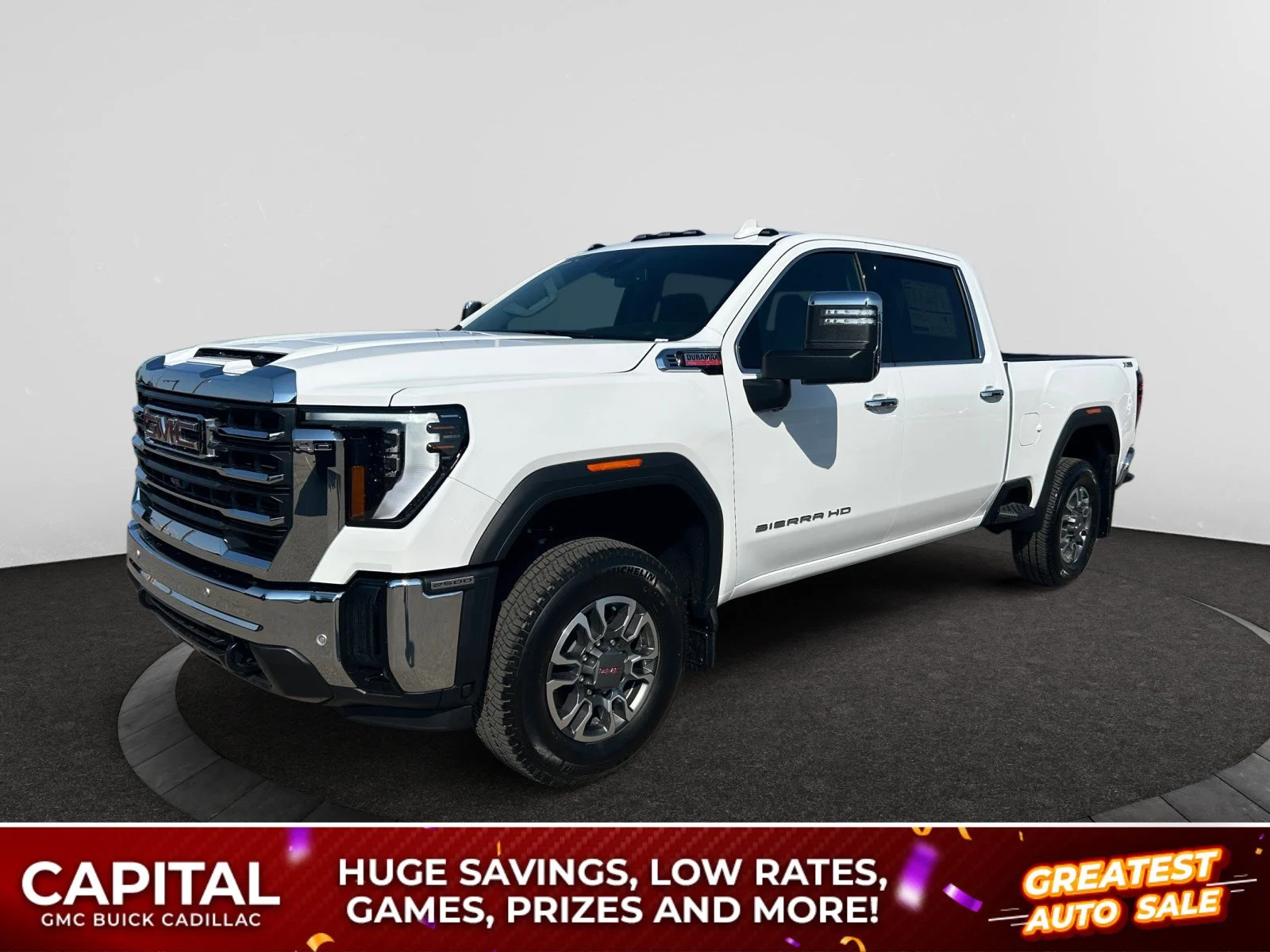 New 2026 Summit White GMC SLT image 1