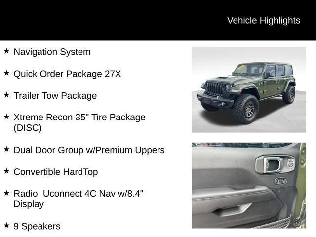 Used 2022 Green Jeep Rubicon 392 4x4 image 8