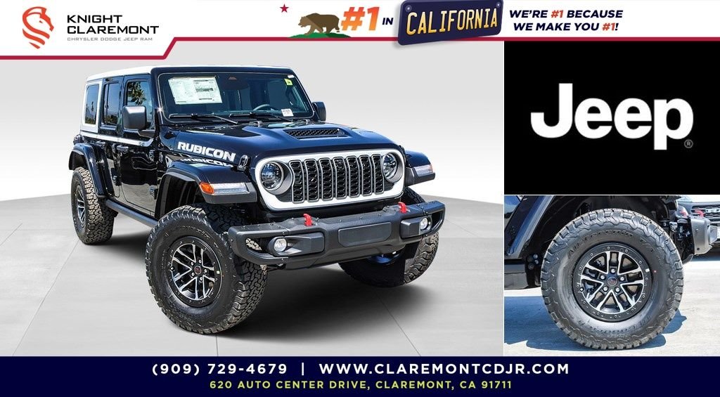 New 2026 Black Clearcoat Jeep Rubicon X image 1