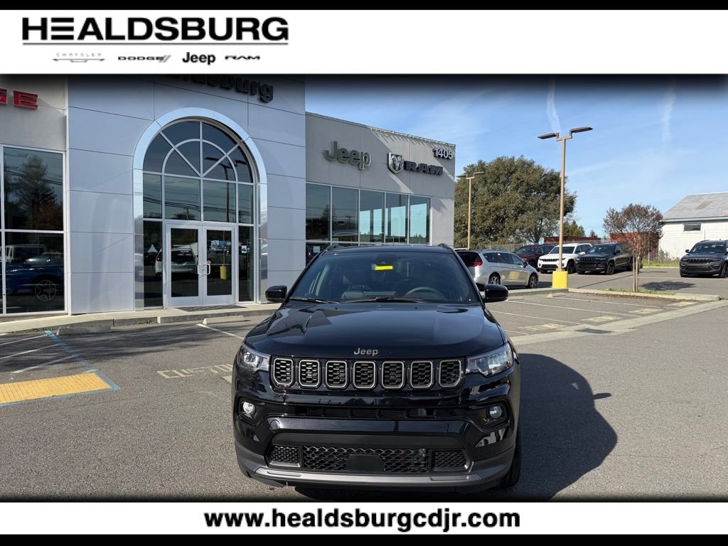 New 2026 Diamond Black Crystal Pearlcoat Jeep Limited image 8