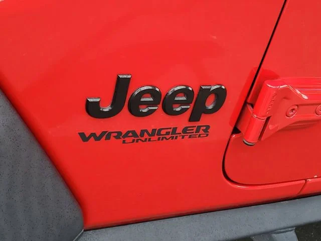 Used 2021 Firecracker Red Clearcoat Jeep Unlimited Willys image 28