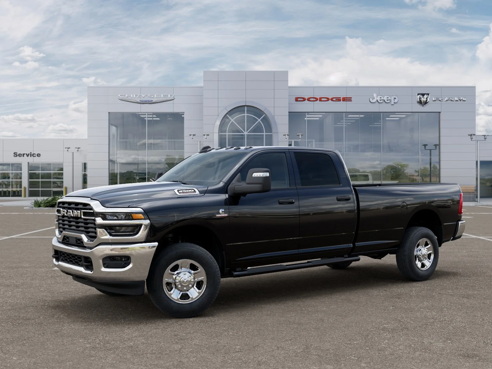 New 2026 Diamond Black Crystal Pearlcoat RAM Tradesman image 29