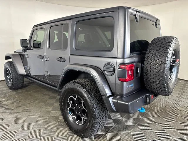 Used 2022 Granite Crystal Metallic Clearcoat Jeep Unlimited Rubicon 4xe image 6