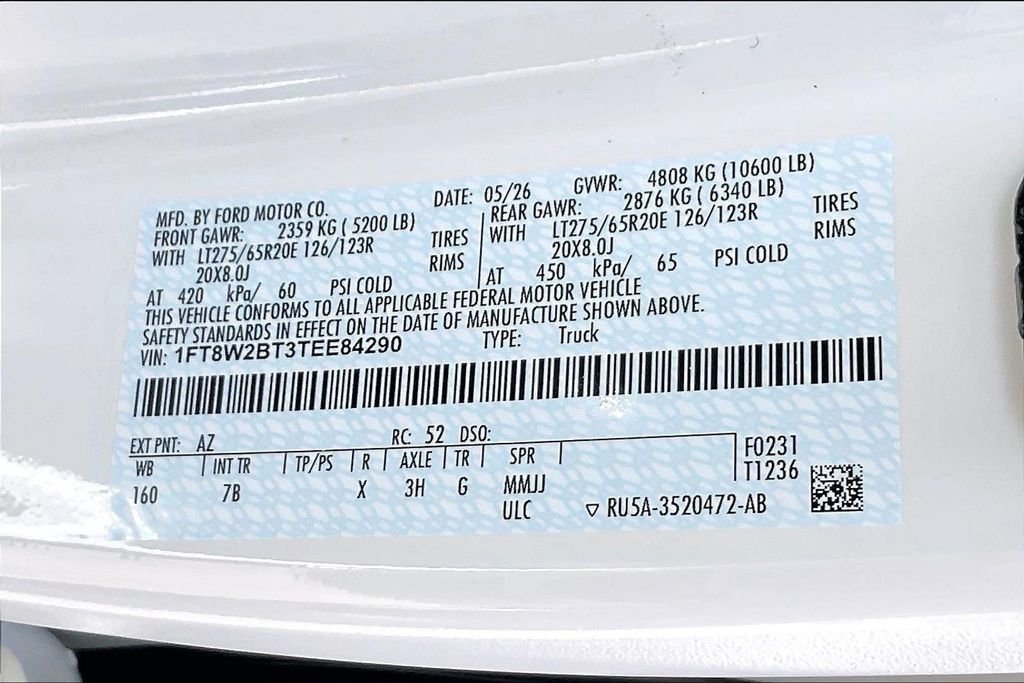 New 2026 Star White Metallic Tri-Coat Ford Platinum image 11