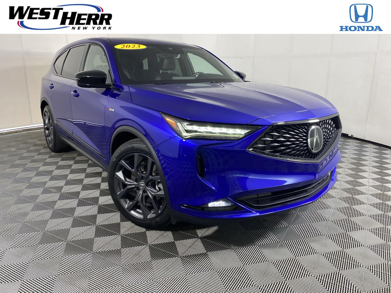 Used 2023 Apex Blue Pearl Acura SH-AWD w/A-SPEC image 1