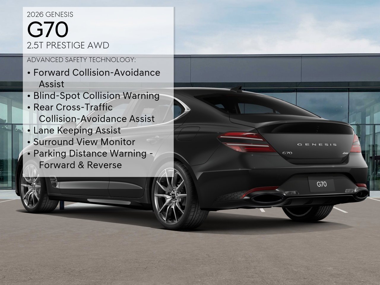 New 2026 Black Genesis 2.5T PRESTIGE image 7