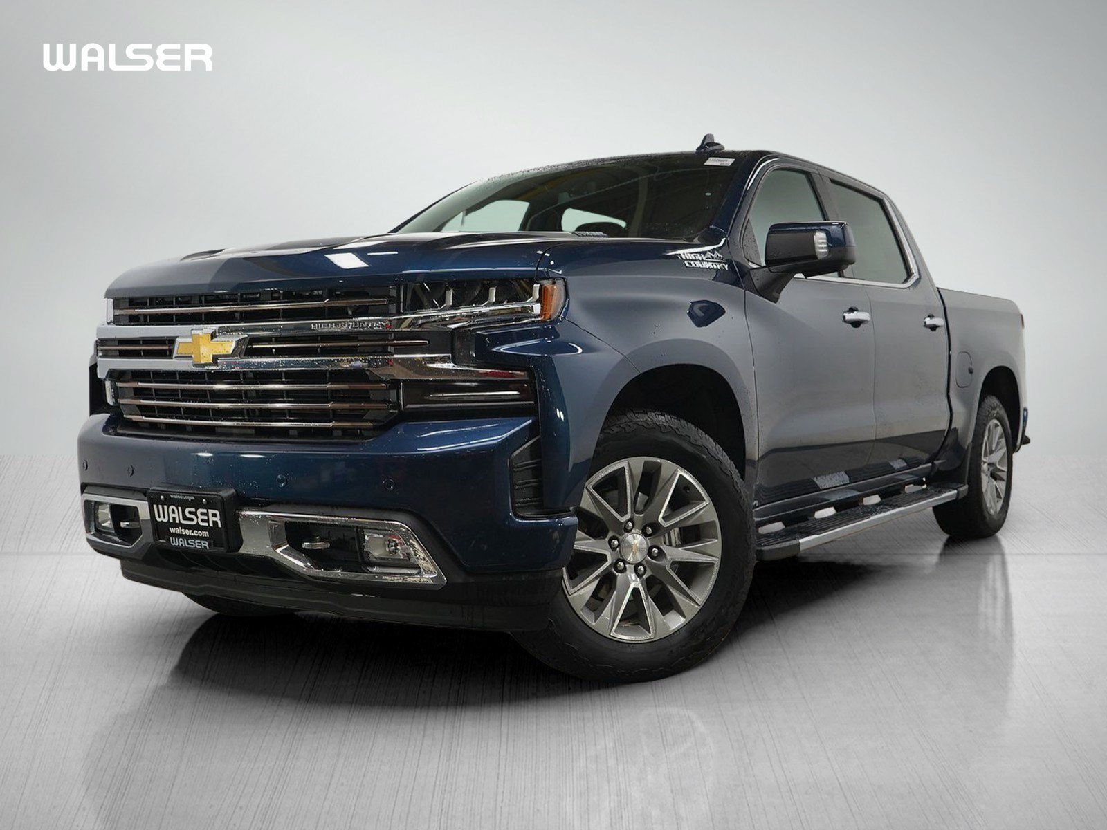 Used 2022 Northsky Blue Metallic Chevrolet High Country image 1