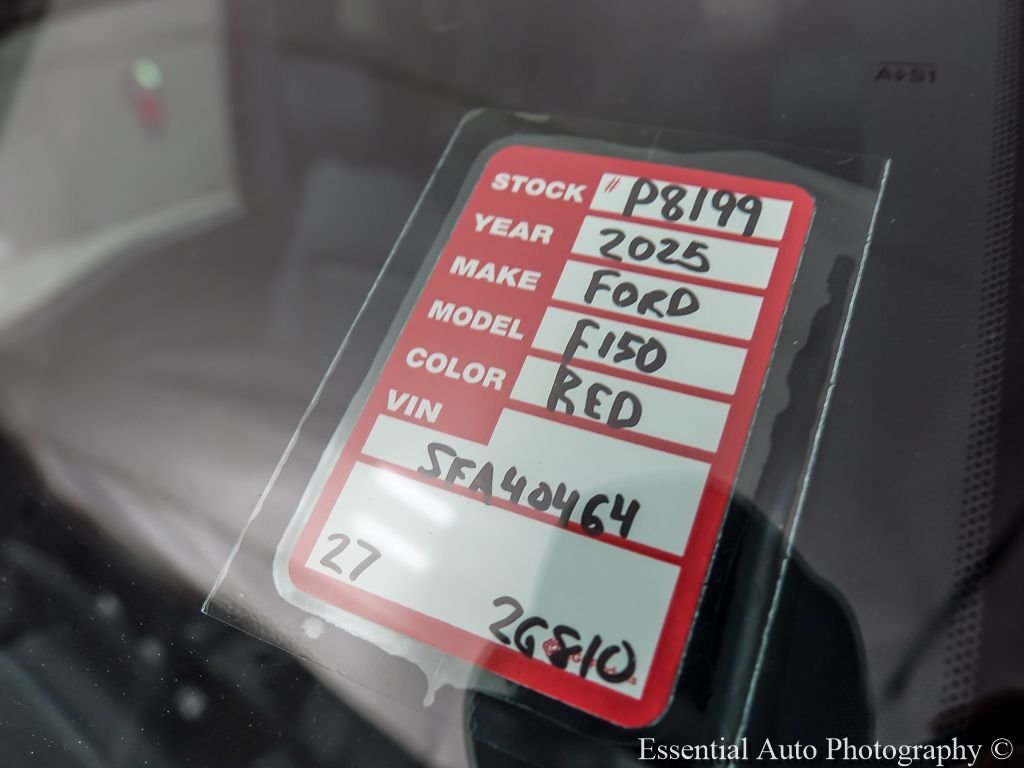 Certified Used 2025 Red Metallic Ford Lariat image 30