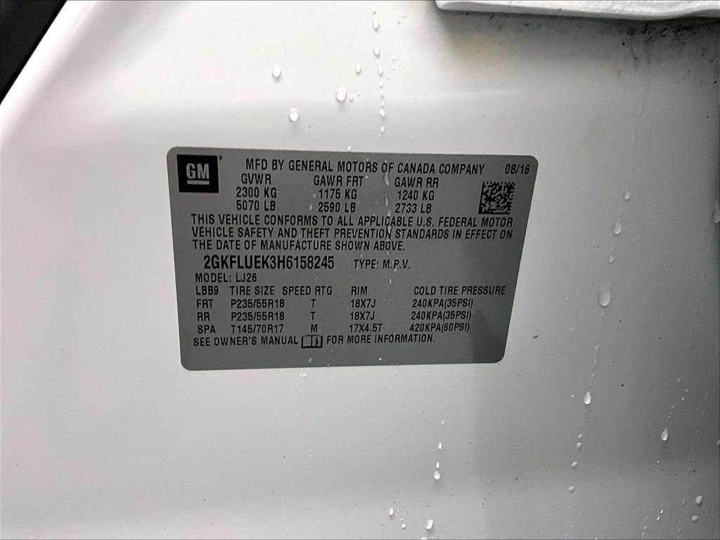 Used 2017 Summit White GMC SLT image 32