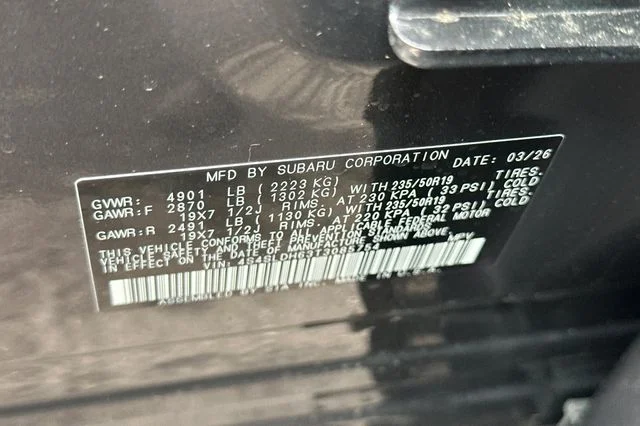 New 2026 MAGNETITE GRAY METALLIC Subaru Sport image 22