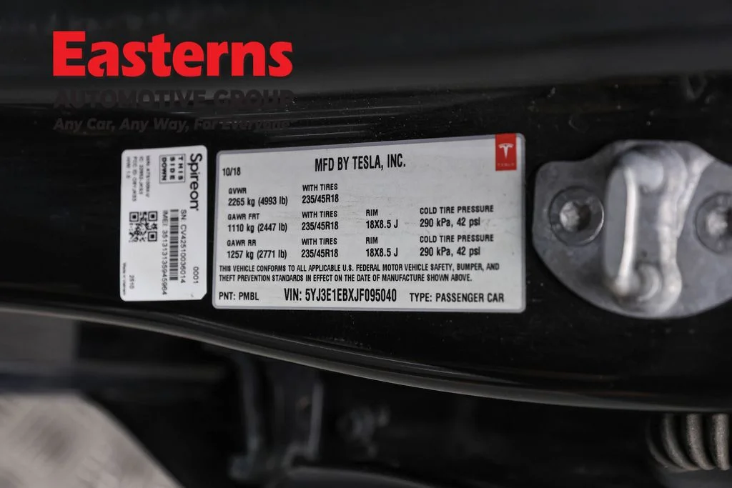 Used 2018 Black Tesla Long Range image 30