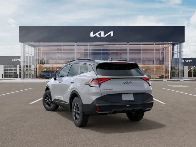 New 2025 Wolf Gray/Ebony Black Roof Kia X-Pro Prestige image 4
