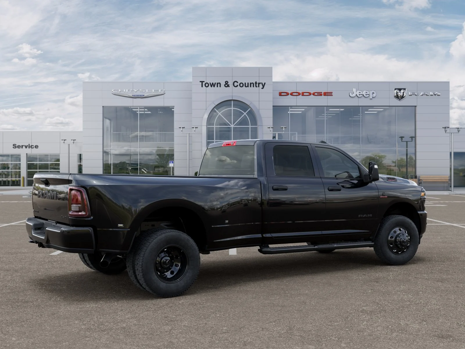 New 2027 Diamond Black Crystal Pearlcoat RAM Big Horn image 30