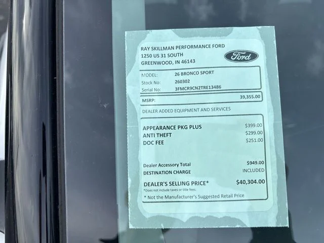New 2026 Oxford White Ford Outer Banks® image 2