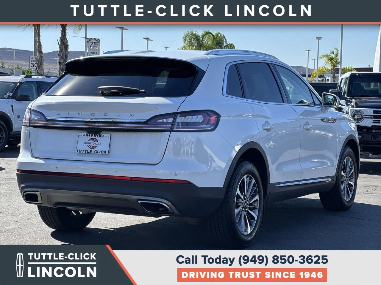 Used 2023 PRISTINE WHITE ME Lincoln Standard image 13