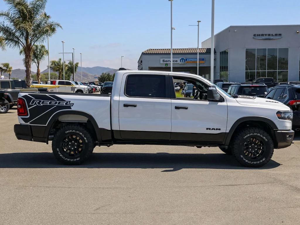 New 2026 Bright White Clear-Coat Exterior Paint RAM Rebel image 8