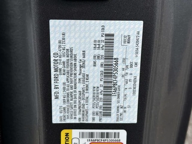 Used 2023 Gray Ford GT Premium image 30